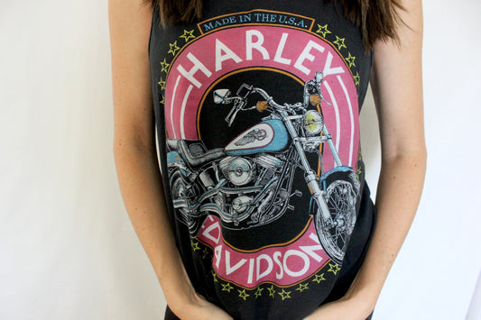 Vintage Harley Motorcycle Tank