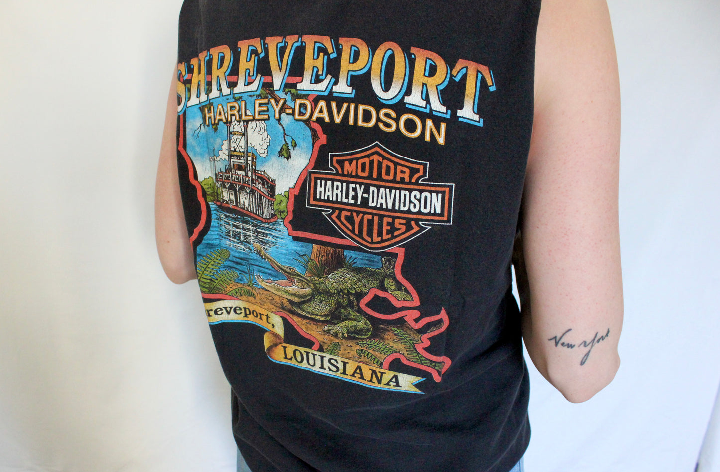 Vintage Harley Flames Muscle Tank