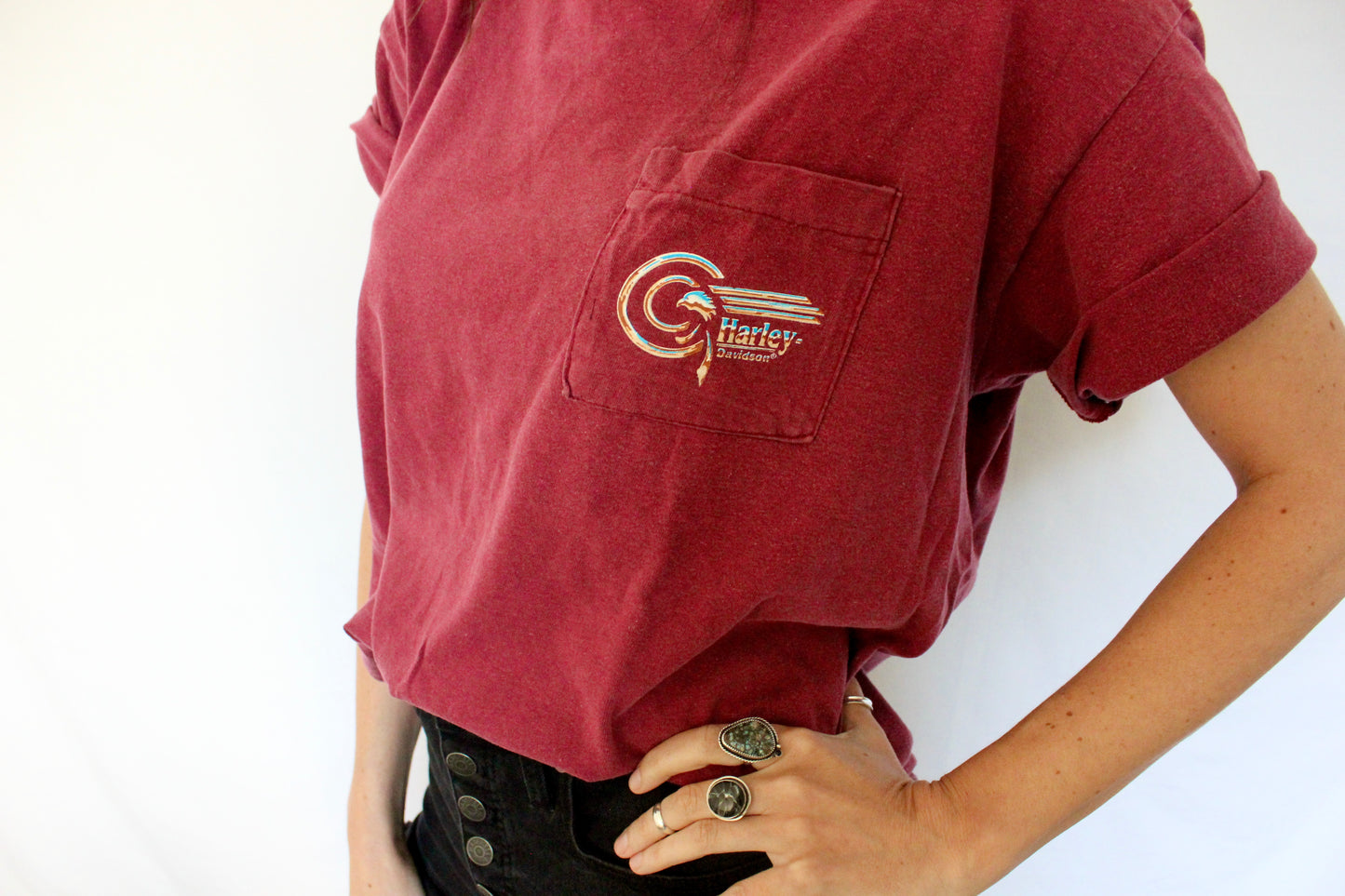 Vintage Sidewinder Snake Harley Tee